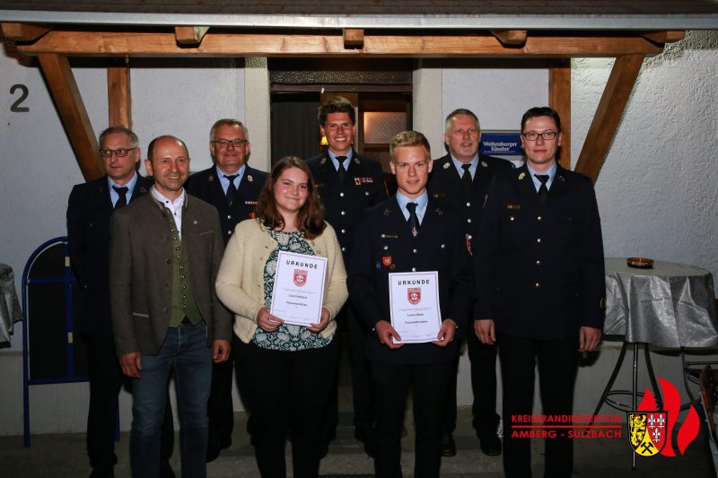 Feuerwehr Wolfsbach ehrt zahlreiche langjährige Mitglieder