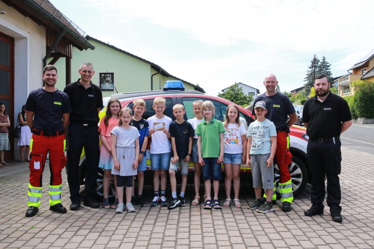 Read more about the article Kommunionkinder spenden an First Responder