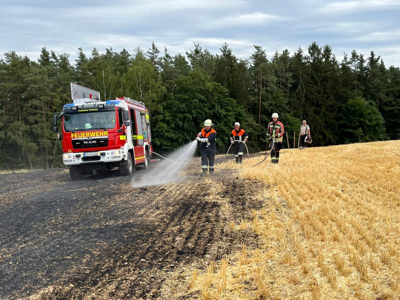 Anhaltende Trockenheit sorgt für Einsätze