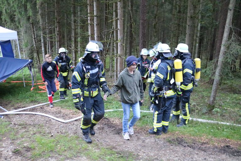 Read more about the article Brand Gartenhütte (Einsatzübung)